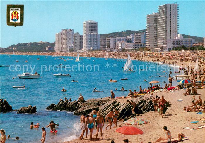 73773106 Playa de Aro Cataluna ES Vista general de la playa