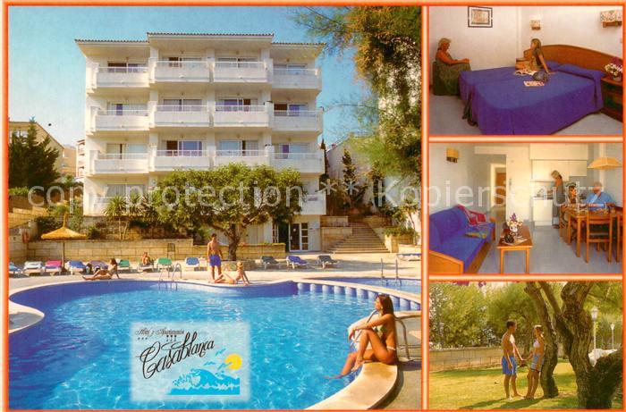 73773256 Santa Ponsa Mallorca Islas Baleares Hotel Casablanca Pool Zimmer Park