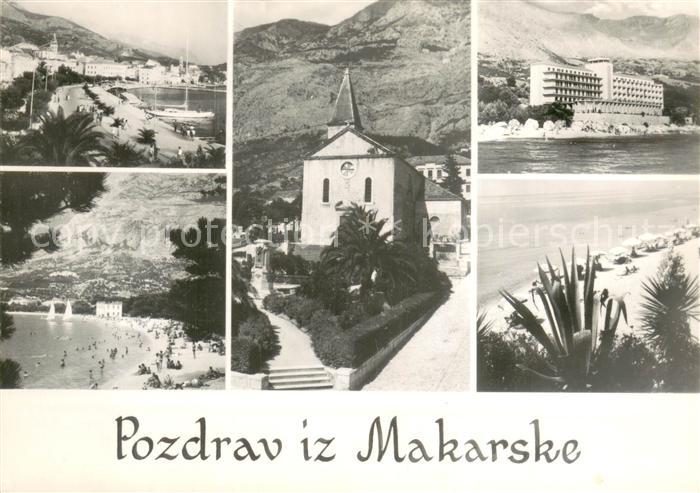 73773847 Makarska Croatia Teilansichten Kirche