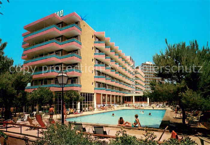 73775117 Playa de Palma Mallorca Hotel Concordia Aussenansicht m. Pool