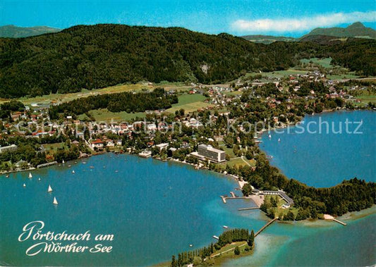 73775153 Poertschach Woerthersee Fliegeraufnahme Panorama