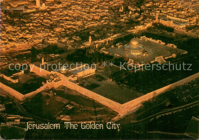 73775156 Jerusalem Yerushalayim aerial photography Golden City