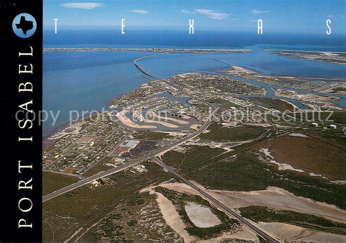 73775163 Port Isabel Texas USA aerial photography panorama