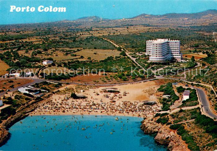 73775264 Porto Colom Fliegeraufnahme Strand-Panorama