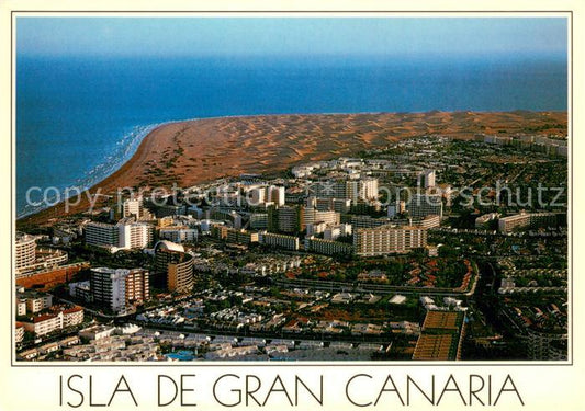 73775519 Playa del Ingles Gran Canaria ES Fliegeraufnahme Panorama