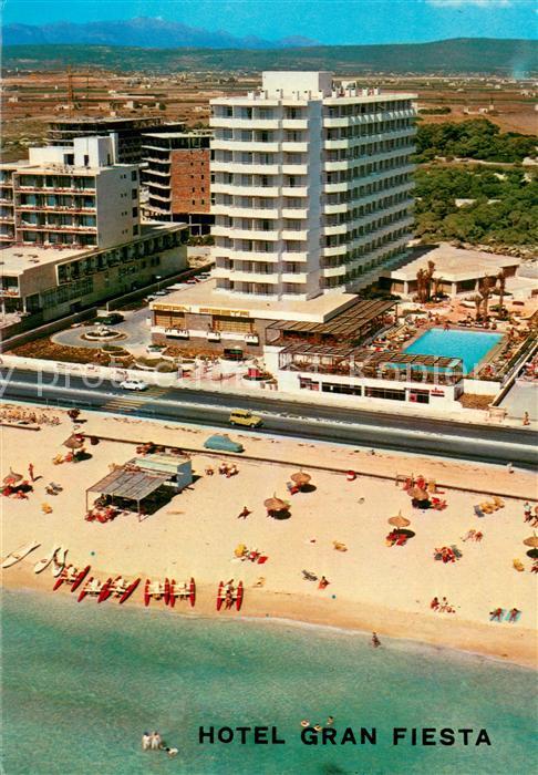 73775593 Playa de Palma Mallorca Fliegeraufnahme Hotel Gran Fiesta