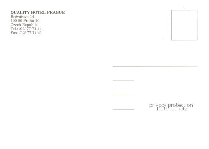 73775002 Praha Prahy Prague Quality Hotel Prague