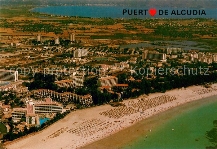 73775011 Puerto de Alcudia Al fondo la Bahia de Pollensa Fliegeraufnahme