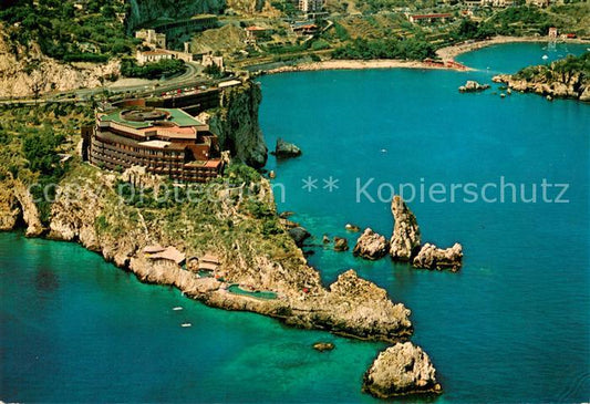 73776361 Taormina Sicilia Fliegeraufnahme