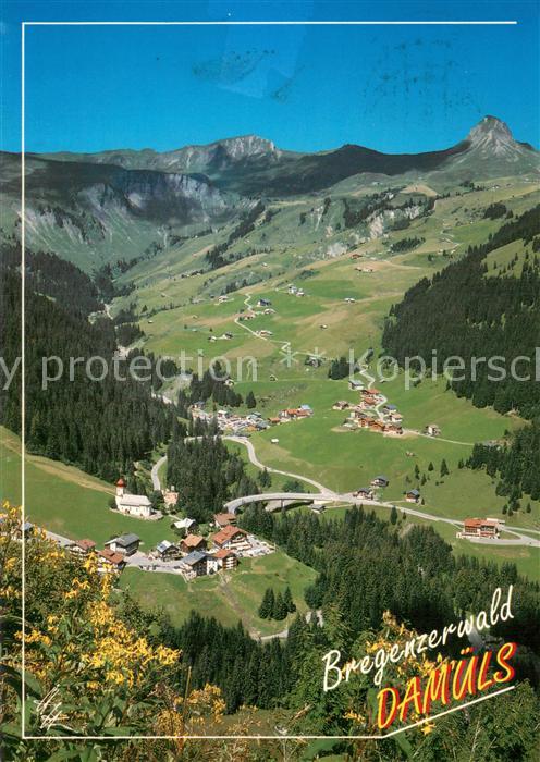 73776571 Damuels Vorarlberg Gesamtansicht Bregenzerwald geg. Mittagspitze