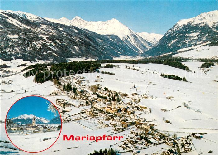 73776594 Mariapfarr Fliegeraufnahme Skidorf Gesamtansicht Fanningberg u. Weisspr