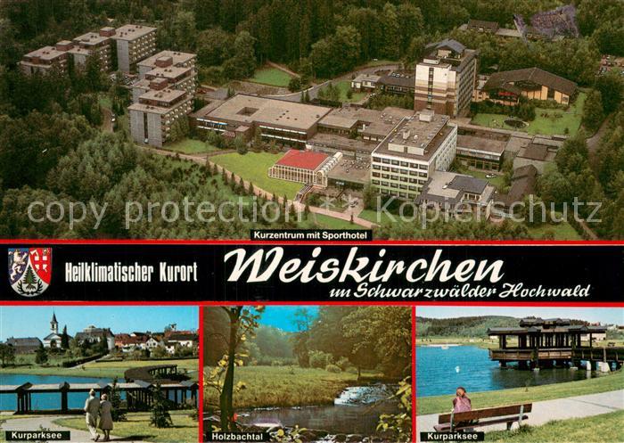 73776011 Weiskirchen Schwarzwald Kurzentrum mit Sporthotel Fliegeraufnahme Kurpa