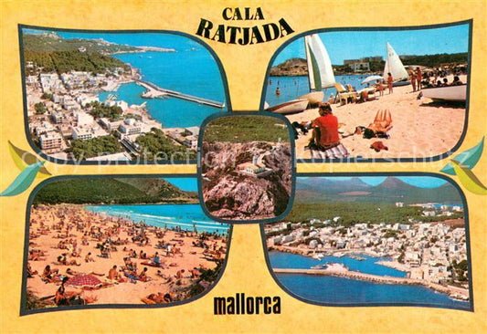 73778635 Cala Ratjada Mallorca Panorama Kuestenort Strand Luftbild