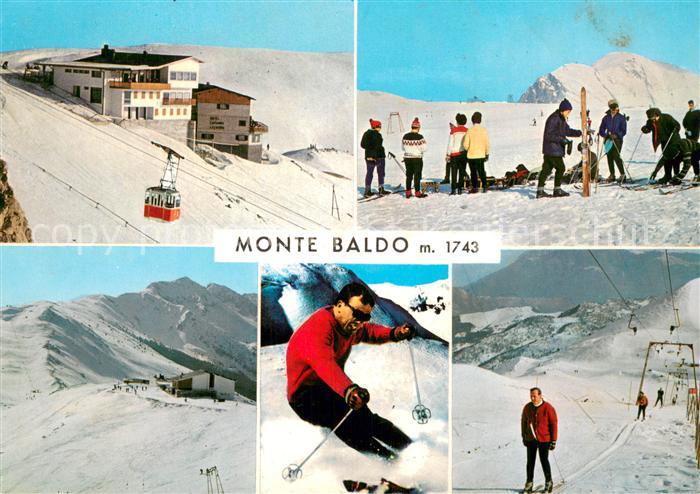 73779237 Malcesine Lago di Garda Monte Baldo Hotel Skipisten Skilifte