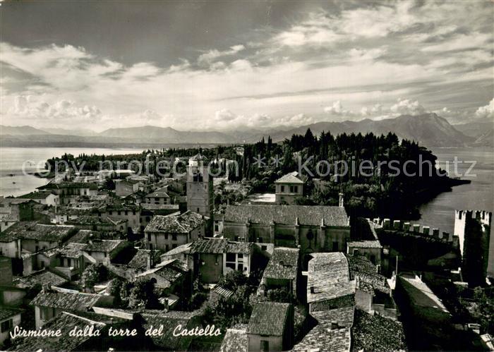 73779253 Sirmione Lago di Garda dalla torre del Castello