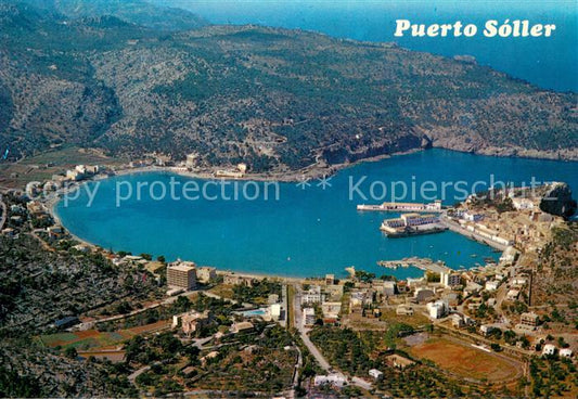 73779327 Puerto-Soller Mallorca ES Vista aérea del puerto