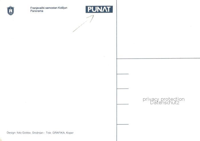 73779120 Punat Kosljun Otok Croatia  Franjevacki samostan Kosljun Fliegeraufnahm