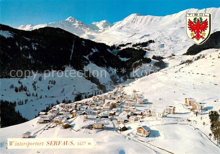 73779168 Serfaus Tirol Seilbahn zum Koelner Haus mit Furgler Fliegeraufnahme