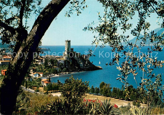 73779788 Malcesine Lago di Garda Il castello Scorcio panoramico