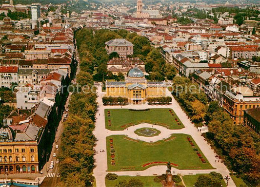 73780425 Zagreb Agram Croatia aerial photography