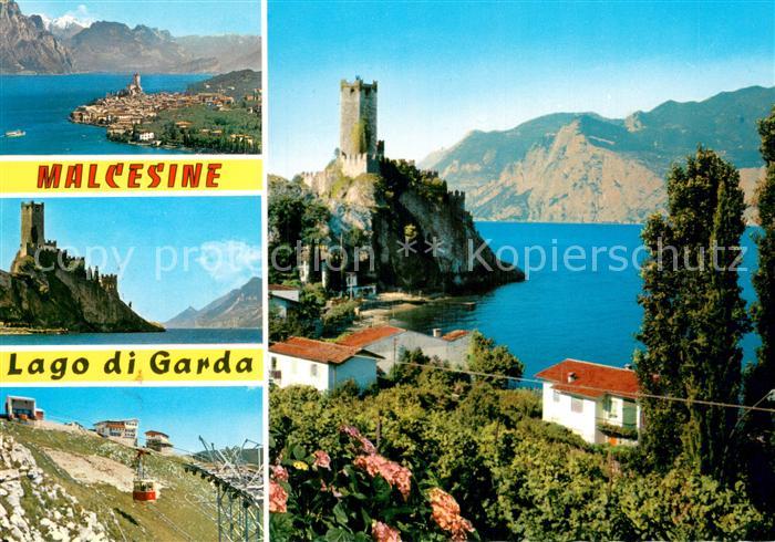 73781193 Malcesine Lago di Garda Teilansichten Schloss