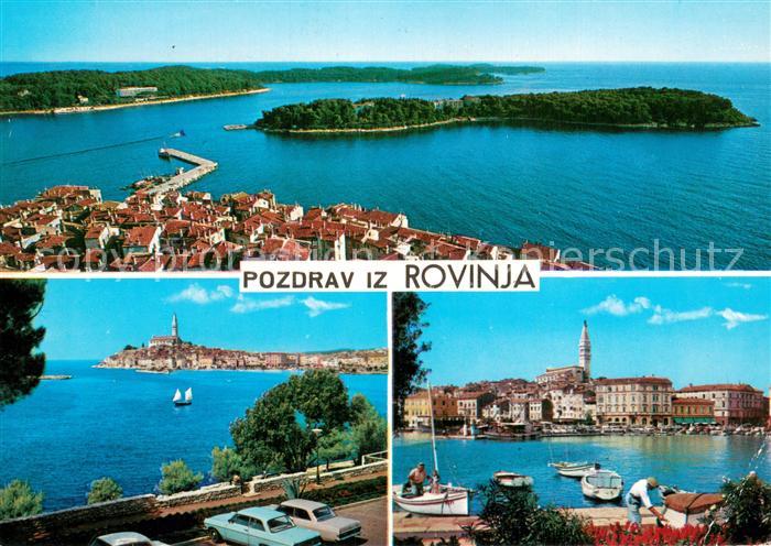 73781246 Rovinj Rovigno Istrien Croatia Fliegeraufnahme Panorama