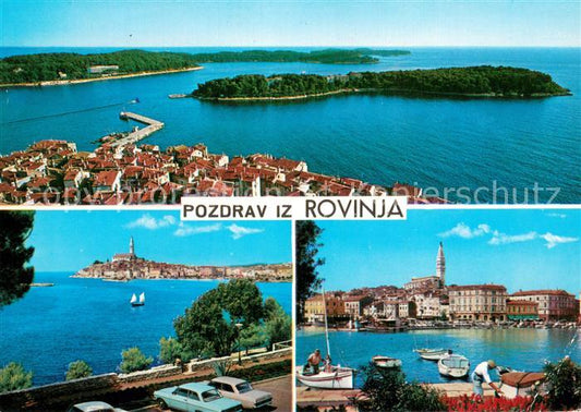 73781246 Rovinj Rovigno Istrien Croatia Fliegeraufnahme Panorama