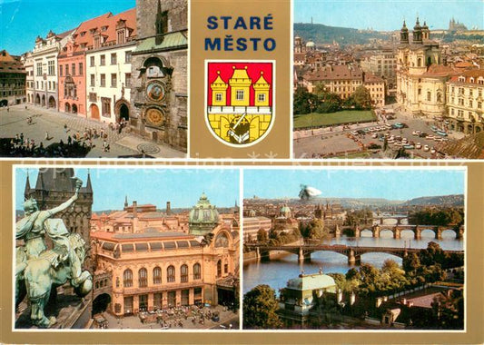 73781768 Praha Prahy Prague Staromestska radnice Namesti a baroknim kostelem Obe