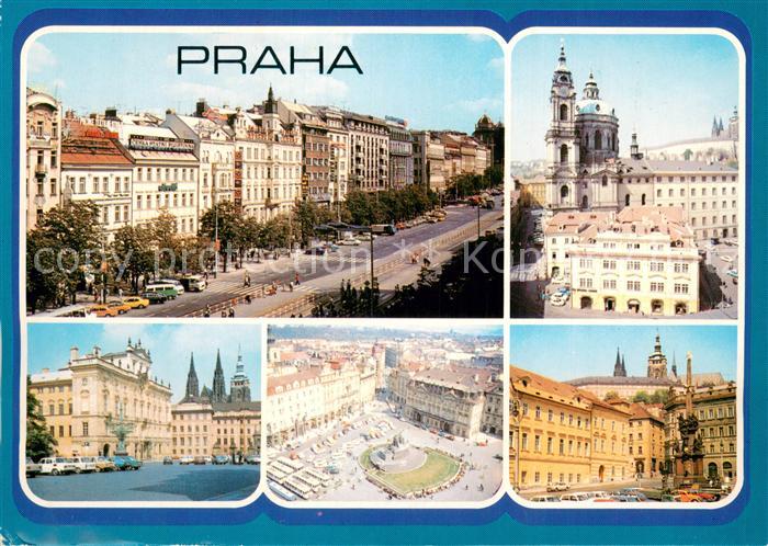 73782756 Praha Prahy Prague Vaclavske namesti Maiostranske namesti Hradcanske St