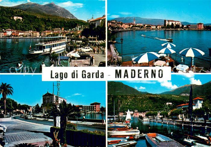 73782759 Maderno Lago di Garda IT Teilansichten Hafenpartie