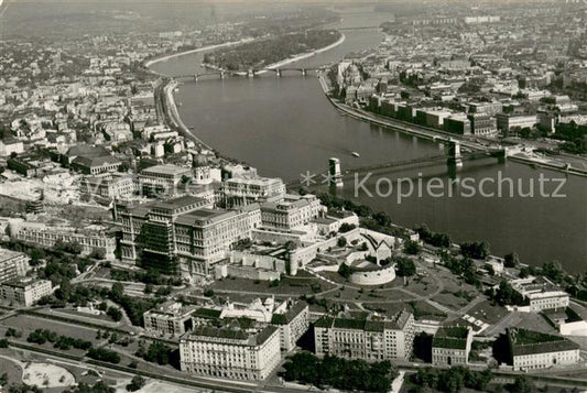 73784685 Budapest HU Fliegeraufnahme Panorama m. Donau