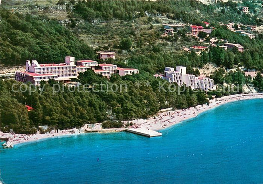 73785850 Brela Croatia Hotel Berulia Fliegeraufnahme