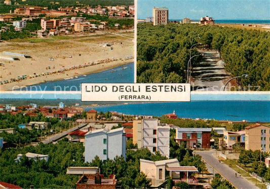 73786293 Lido-Degli-Estensi IT Fliegeraufnahme Strand Panorama