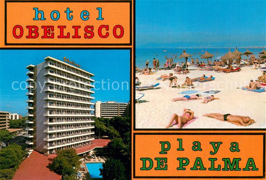 73786457 Playa de Palma Mallorca Hotel Obelisco Strand