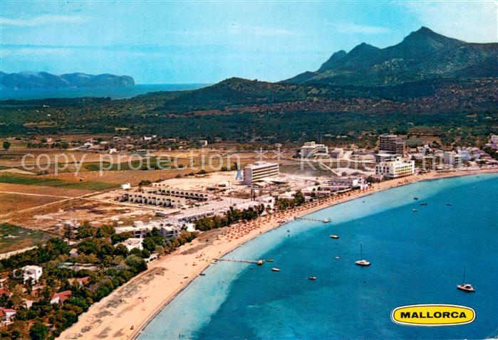 73786521 Alcudia Mallorca ES Playa del Puerto Vista aerea