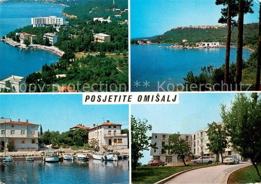 73786838 Posjetite Omisalj Otok Krk Croatia Kuestenpanorama Hafen Hotel