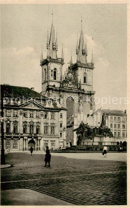 73785543 Praha Prahy Prague Tyn-Kirche Aussenansicht