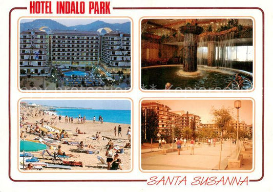 73785940 Santa Susanna Cataluna ES Hotel Indalo Park Teilansichten m. Strand