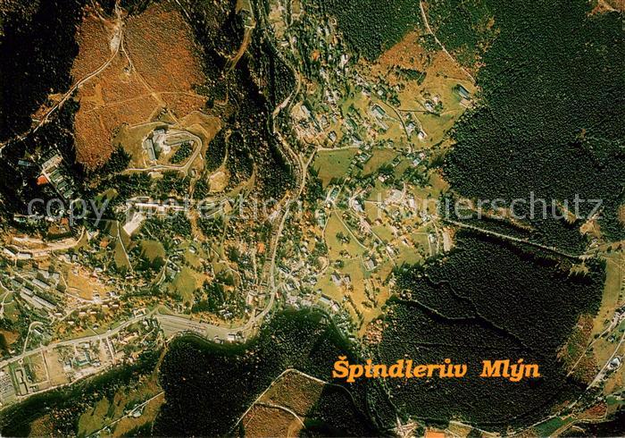 73786363 Spindleruv Mlyn Spindelmuehle Riesengebirge CZ Fliegeraufnahme