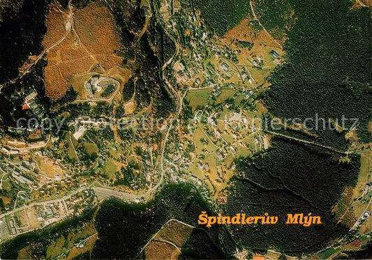 73786363 Spindleruv Mlyn Spindelmuehle Riesengebirge CZ Fliegeraufnahme