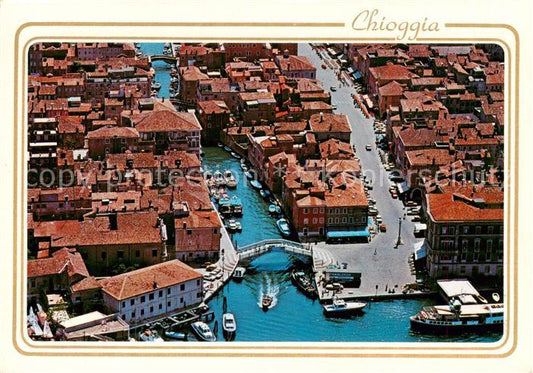 73787566 Chioggia IT Piazzetta e Ponte di Vigo Fliegeraufnahme