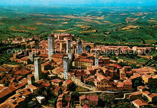 73788987 San Gimignano Toscana IT Panorama dall aereo