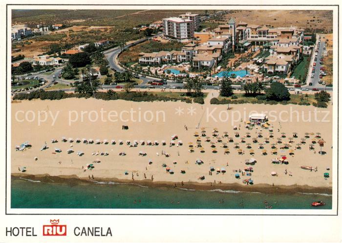 73788728 Canela Isla Canela Ayamonte ES Fliegeraufnahme mit Hotel Riu