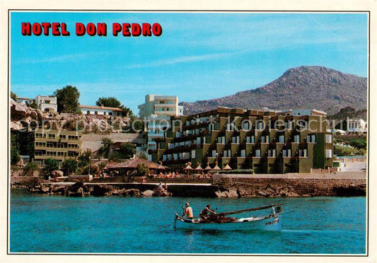 73790233 Cala San Vicente Mallorca Hotel Don Pedro Ansicht vom Meer aus