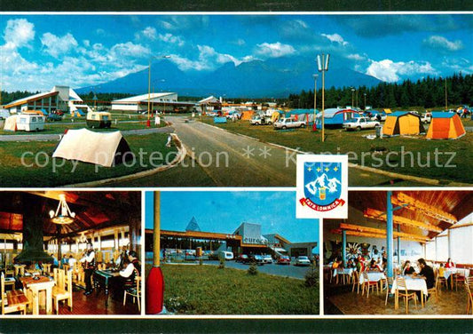 73790446 Tatranska Lomnica SK Campingplatz Eurocampu FICC Restaurant Hohe Tatra