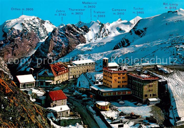 73791845 Stilfserjoch 2750m Passo dello Stelvio IT Fliegeraufnahme