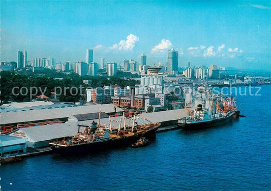 73796107 Singapore Port of Singapore Fliegeraufnahme