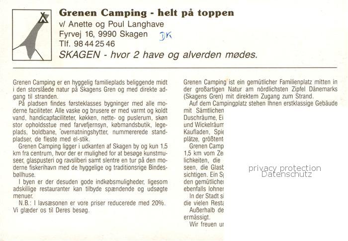 73796149 Skagen Grenen Camping Fliegeraufnahme