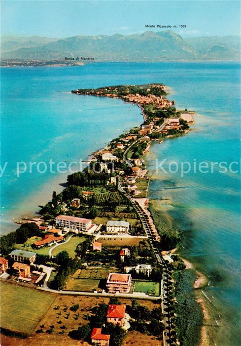 73796546 Sirmione Lago di Garda Fliegeraufnahme