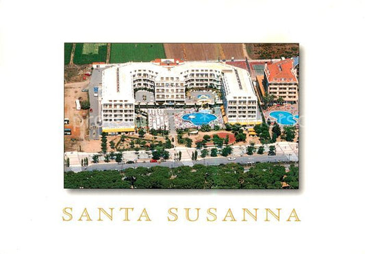 73796672 Santa Susanna Cataluna ES Hotelanlage Fliegeraufnahme